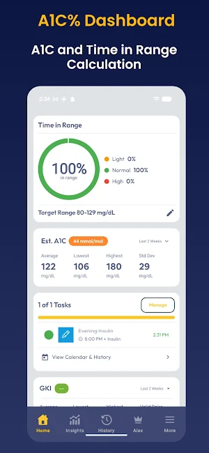 Blood Glucose App - Glucobyte Screenshot 2