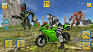 Motorbike Monster Escape 3D Screenshot 0