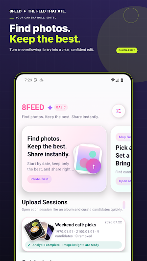 8FEED: AI Photo Curation Screenshot 0