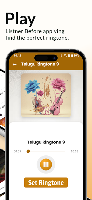 Telugu Ringtone - రింగ్‌టోన్ Screenshot 2