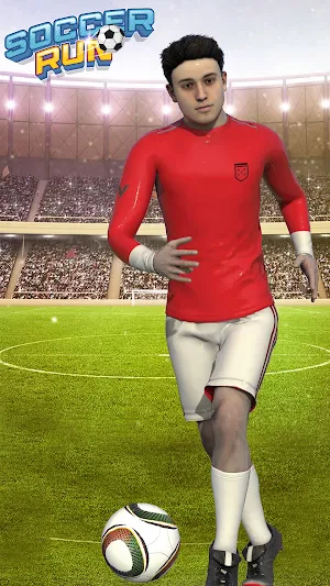 Soccer Surfer Endless Running. Screenshot 0