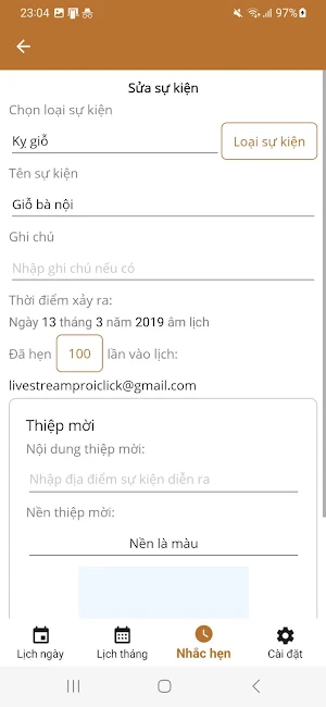 Nhắc Ngày Giỗ Screenshot 2