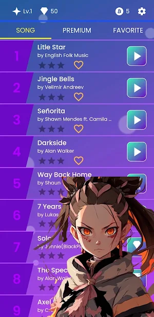 Demon Slayer Piano Tiles Screenshot 3