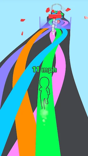 Color Line Fuel : Runner 3D Screenshot 0