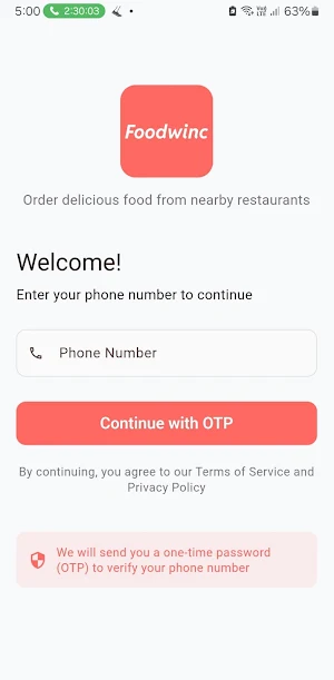 Foodwinc Screenshot 0