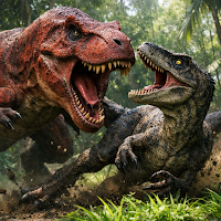 Primal Dino Beast Clash Sim