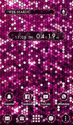 Pink Glitter Theme screenshot 5