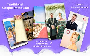 Traditional Couple Suit : Wedding Suit Editor Screenshot 0