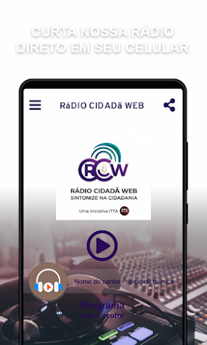 Rádio cidadã Web Screenshot 0