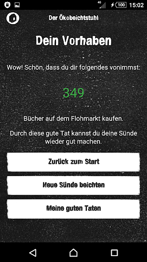 Ökobeichtstuhl Screenshot 3