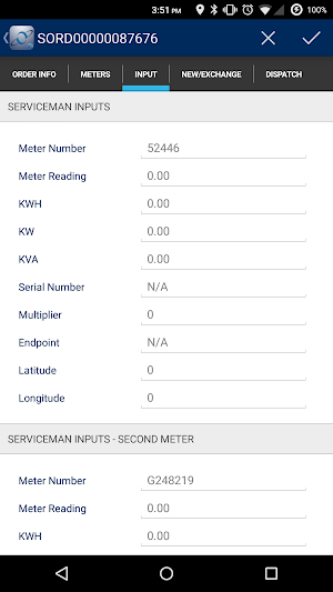 Mobile Service Orders Screenshot 3