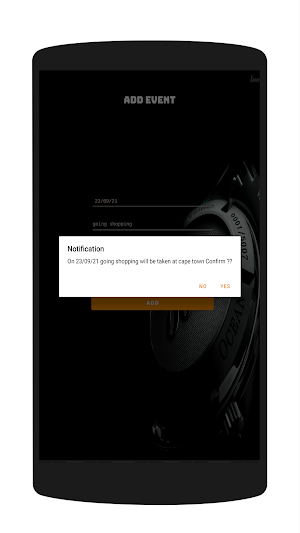 Electronic Diary & Event Recor Screenshot 0