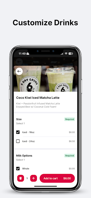 6 Day Grind Coffee Co. Screenshot 1