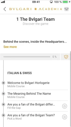 BVLGARI ACADEMIA Screenshot 2