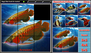 Magic Slide Puzzle A Fishes 1 Screenshot 3