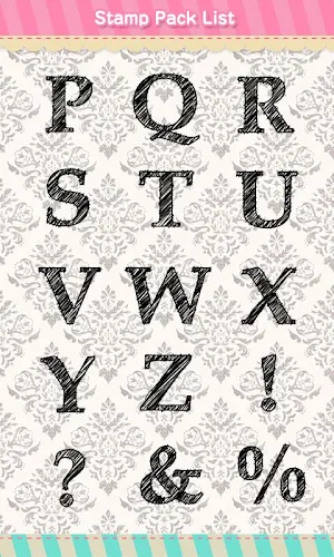 Stamp Pack: Alphabet *Casual Screenshot 3