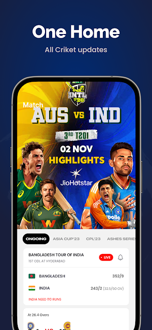 Cricket Score : Liveline Guru Screenshot 1