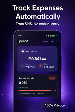 Spendit: Auto Expense Tracker Screenshot 0