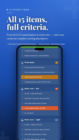 NIHSS Score -Stroke Calculator Screenshot 3