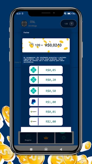 CashFizz - CLIQUE E GANHE Screenshot 1