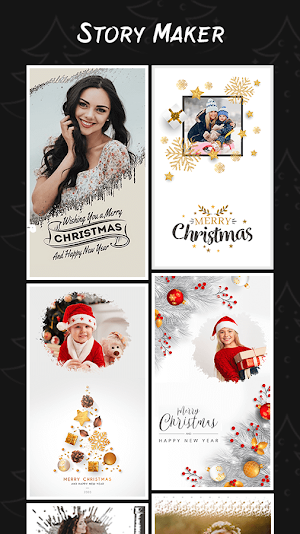 Christmas photo frame 2020, Christmas photo editor Screenshot 1