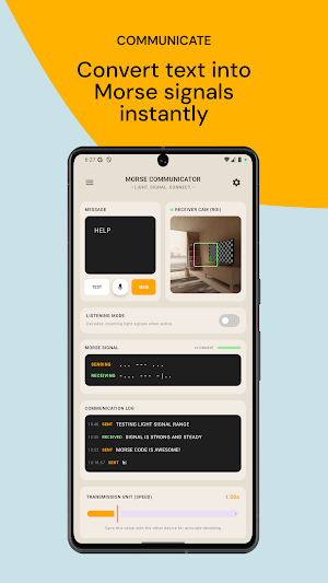 Flash Morse Screenshot 1