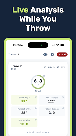 mydart - Darts pose tracking Screenshot 2