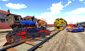 Train Derby Demolition : Car Destruction Sim 2020 Screenshot 2