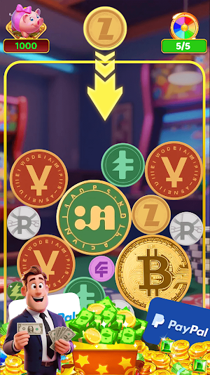 Merge Coin：Drop Puzzle Screenshot 1
