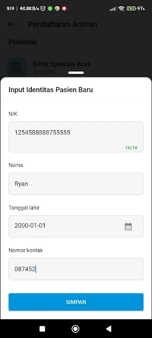Antrian RSUD dr. M. Ashari Screenshot 2