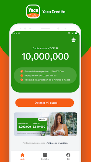 YacaCredito-prestamos en linea Screenshot 0