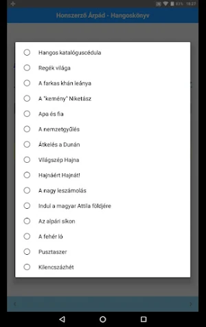 Honszerző Árpád - Hangoskönyv Screenshot 1