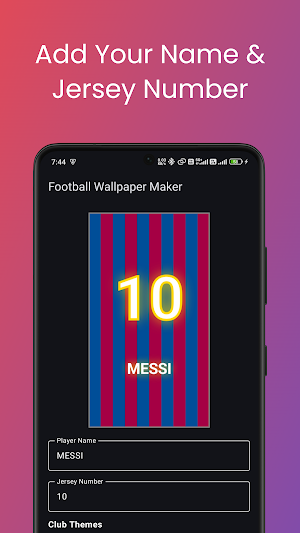 Football Wallpaper Maker Screenshot 1