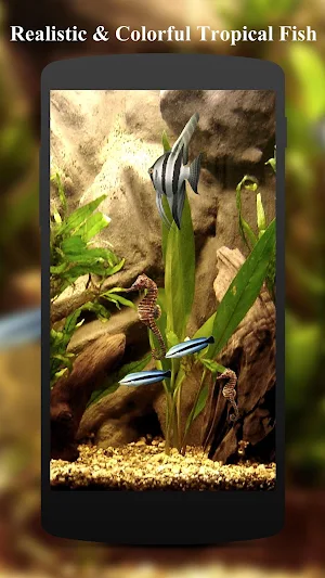 HD Aquarium Live Wallpaper 3D Screenshot 1