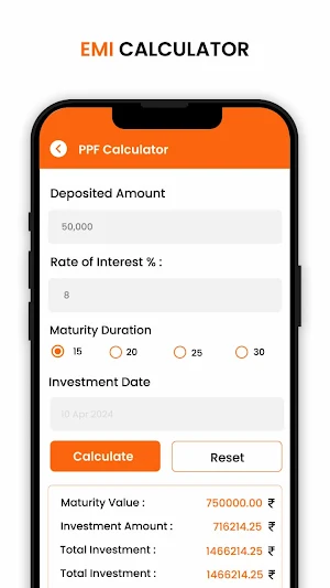 LoanGuru - EMI Loan Calculator Screenshot 2