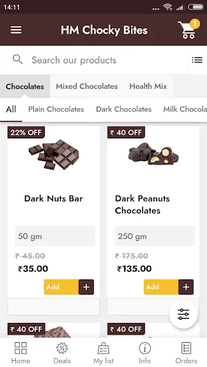 HM Chocky Bites Screenshot 2