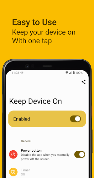 Keep Device On: keep screen on Screenshot 0
