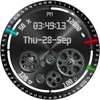 ANIMATED GEARS 2023 WATCH FACE