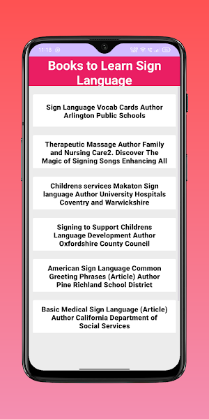 Book to Learn Sign Languag PDF Screenshot 0