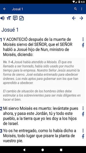 Biblia de estudio en español Screenshot 3