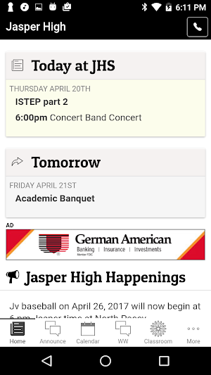 Jasper High School - Indiana Screenshot 0