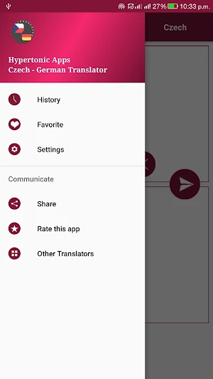Czech - German Translator Screenshot 0
