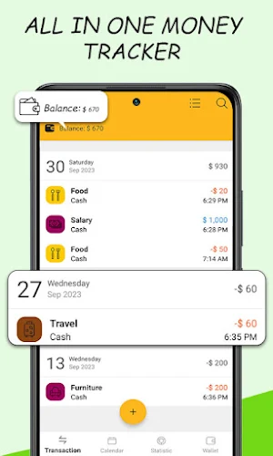 Money Wallet Spending Tracker Screenshot 3