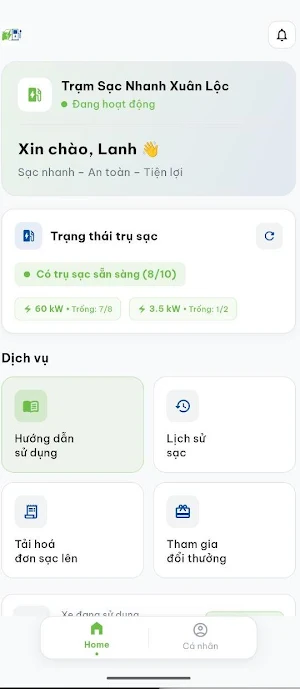 Trạm Sạc VIP Screenshot 1