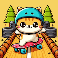 Skateboard Cat Dash