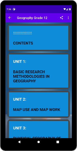 Geography Grade 12 Screenshot 0