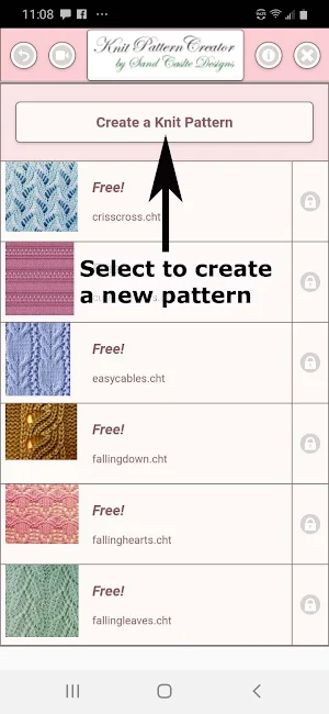Knit Pattern Creator Screenshot 0