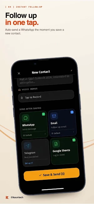 KaunTech: Business Card Scan Screenshot 3
