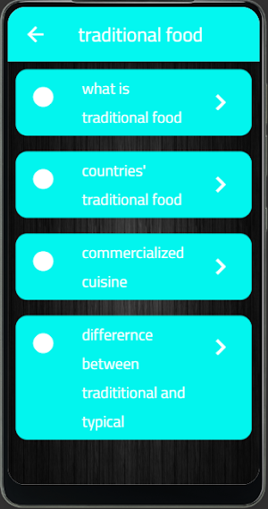 traditional food Screenshot 0