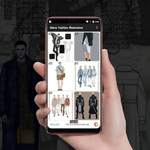 Mens Fashion Illustration Screenshot 1